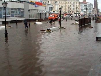 Питерскую топит