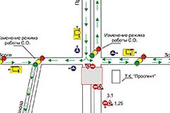 схема проспекта победы