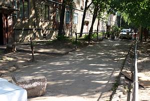 подъезд к домам